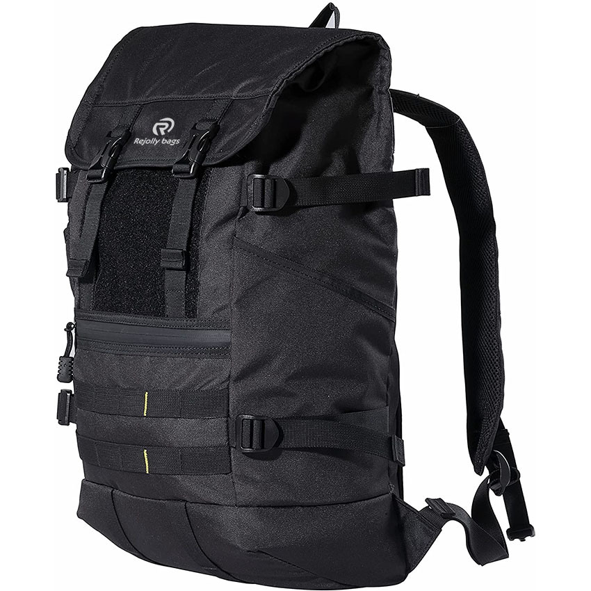 Military Style Tactical Backpack Travel Commuter Daypack Rucksack Molle Bag Fit 16 Inch Laptops with Nitecore Morale Patch Bag