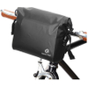 Waterproof Bicycle Handlebar Bag Rolltop Closure Large Capacity Front Bag with Adjustable Shoulder Strap Accessories Humanized Design Bike Bag