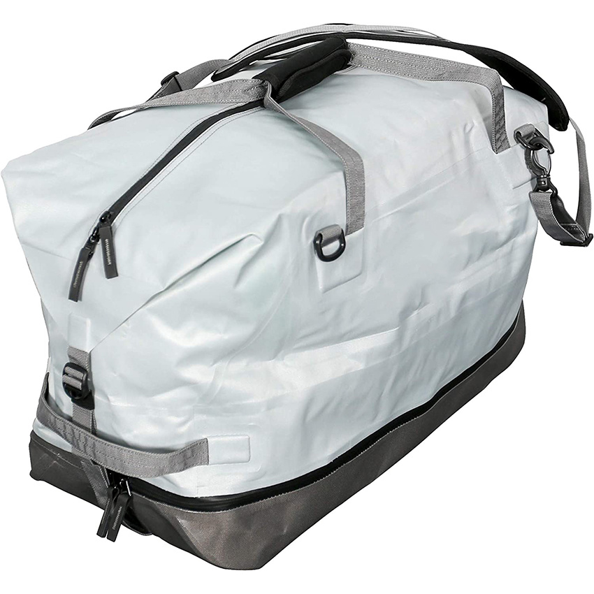 Wet Dry Duffle Bag Kayak with Separate Storage Waterproof Zipper and Compression Straps