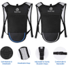 with 2L Water Bladder, Backpack Reservoirs Water Bladder Daypack for Festivals, Raves, Running, Hiking, Biking Hydration Backpack