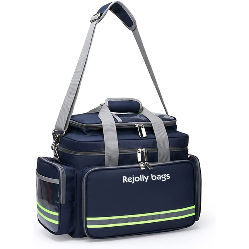 First Aid Kit Multiple Compartments Lightweight Emergency Responder Trauma Bag Great for Home Outdoors