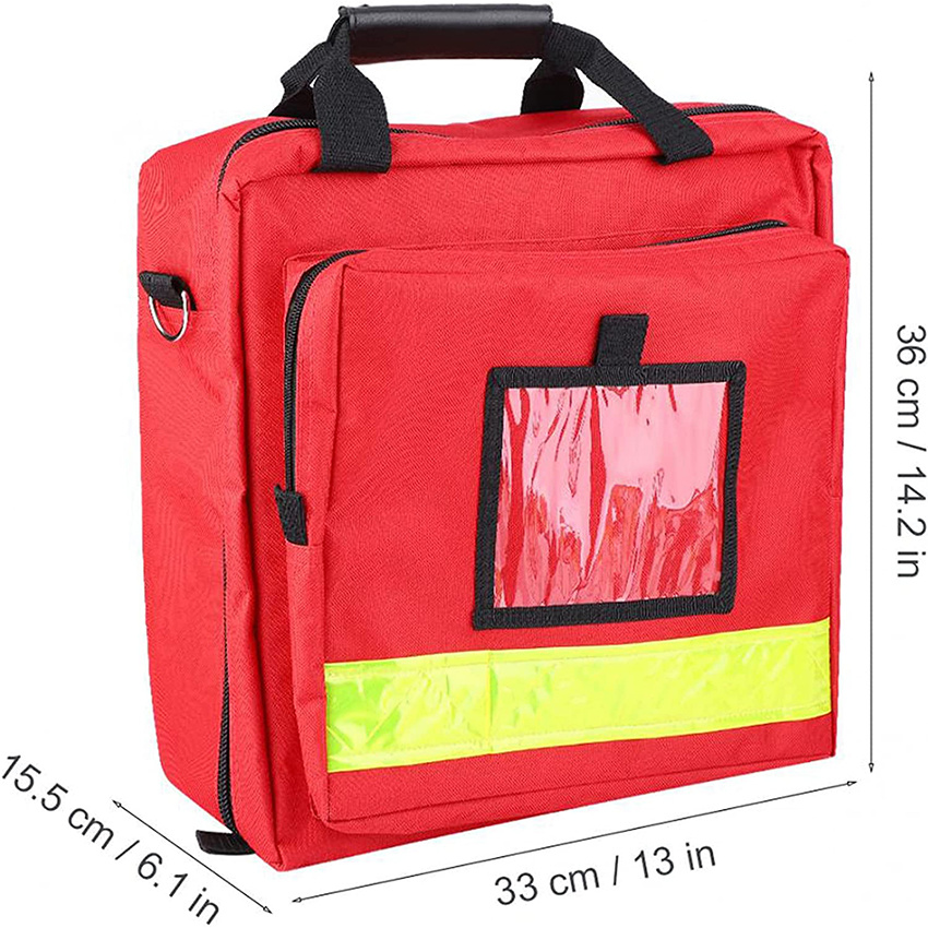 Outdoor Emergency Kit Large Capacity Backpack Storage Bag First-Aid Packet