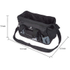 Basics Durable, Wear-Resistant Base, Tool Bag with Strap, Small Tool Storage Bag