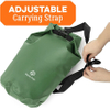 Waterproof Dry Bag IP 66 Lightweight Roll-Top Sack with Adjustable Straps, 10 L Bag