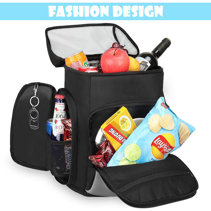 Backpack - Multi-Pocket Leakproof Spacious Lightweight Soft Cooler Bag Backpack Cooler for Men/Women to Work Beach Picnic Travel Bag