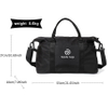 Large Sports Tote Gym Bag, Waterproof Weekender Carry on Overnight Bags for Women with Trolley Sleeve, Expandable Luggage Dry Duffel Bag