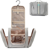 Hanging Toiletry Bag Water-Resistant Cosmetic Makeup Bag Travel Organizer for Shampoo, Full Sized Container Toiletry Bag