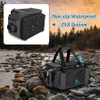 Waterproof Fishing Tackle Storage Bag with Non-Slip Base for Saltwater or Freshwater Fishing Rod Bags