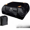 Car Roof Cargo Bag Water Resistant – 8 Reinforced Premium Quality Straps Rubberized Extra Cushioning Car Roof Pad, Travel, Touring, Road Trips Bag
