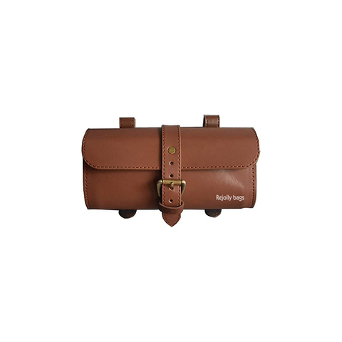 Bicycle Bags Handlebar Under Seat Mountain MTB Road Bike Leather Bag for Cell Phone Saddle