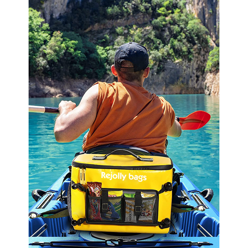 Kayak Cooler Bag Waterproof Seat Back Cooler Lawn Chair Style Accessories Portable Ice Chest Travel Lunch Beaches Trips