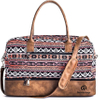 High Quality Canvas Weekender Bag Overnight Travel Carry on Duffel Tote with Shoe Pouch
