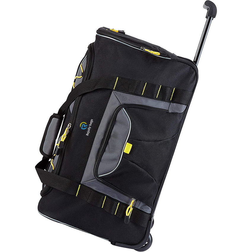 Upright Rolling Duffel Bag Large Capacity 2-Wheel Luggage