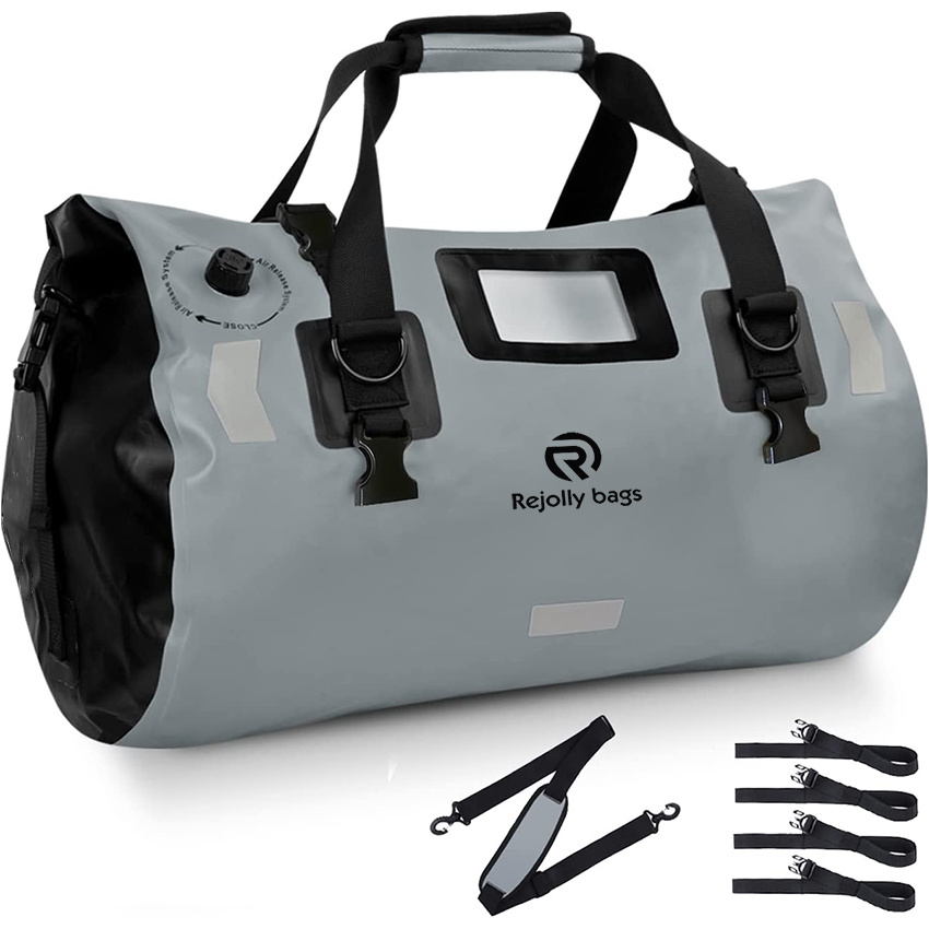 Motorcycle PVC Dry Tail Bag with Straps and Handles for Travelling