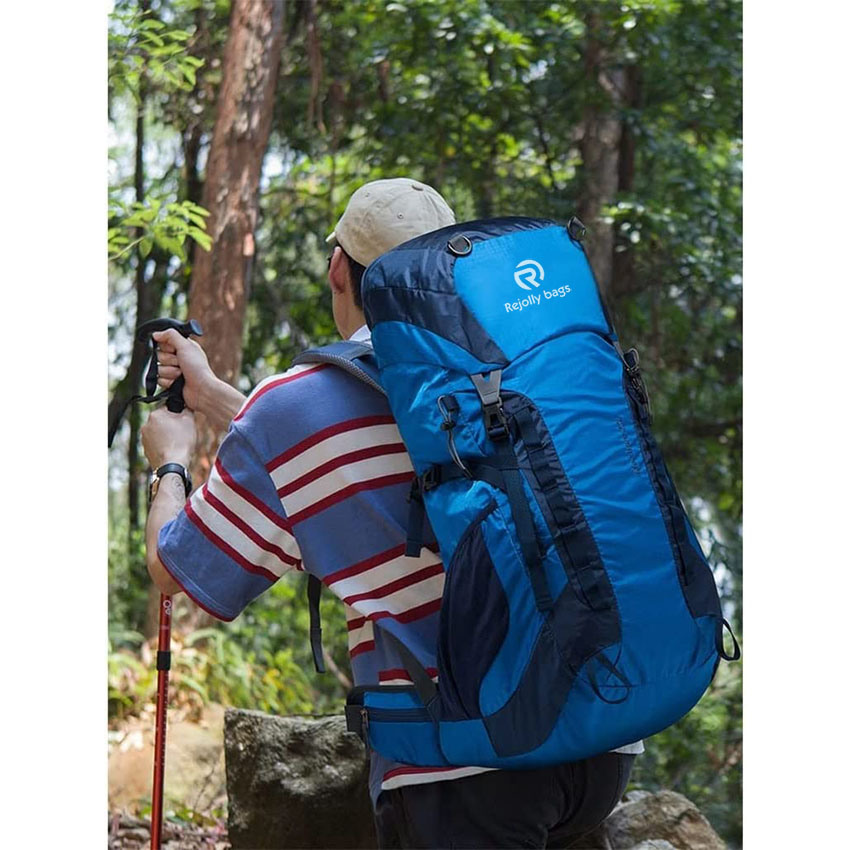 52L Outdoor Mountaineering Backpack with Rain Cover Sports Climbing Bag