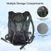 Tactical Molle Hydration Backpack with 2.5L Water Bladder 10L Capacity Waterproof - for Running, Hiking, Cycling, Camping Hydration Bag