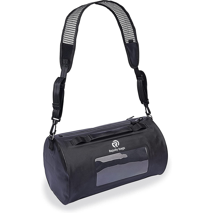 15L Swimming Waterproof Floating Bag with Breathable Shoulder Strap and Airtight Zipper