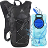 Hydration Backpack with 2L Water Bladder BPA Free Lightweight Cycling Backpack for Men Women Teenagers Waterproof Water Hydration Bag