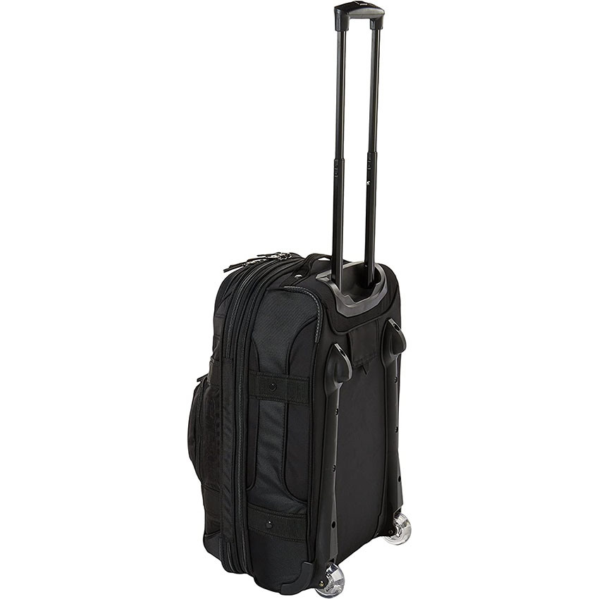 Durable 2-Wheel Roller Bag with Two Low Profile External Pockets Luggage