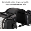 Motorcycle Saddle Waterproof Side Bag 60L for Honda YAMAHA Suzuki Motorcycle Pack Removable Detachable Bag