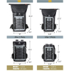 Large Capacity Waterproof Insulated Backpack Roll Top for Hiking, Beach Fishing, Kayaking Bag