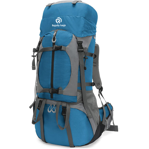 65L Hiking Backpack, Lightweight Waterproof Camping Daypack with Rain Cover for Men Women, Outdoor Sport Travel Bag