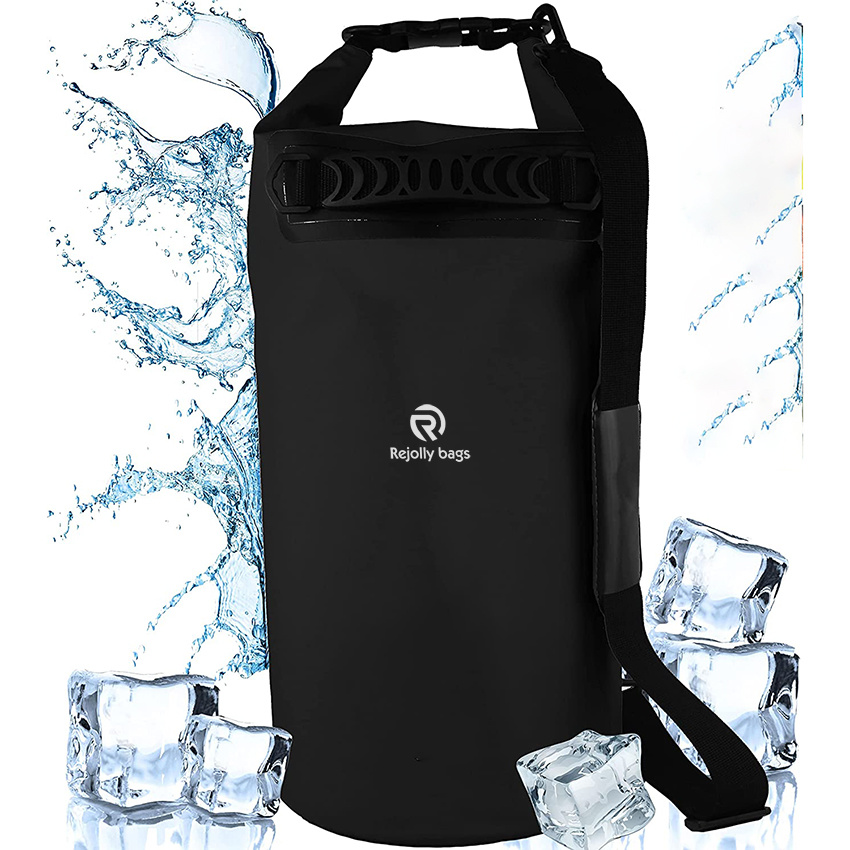 Waterproof Dry Backpack with Padded Shoulder Strap for Kayaking, Fishing Beach