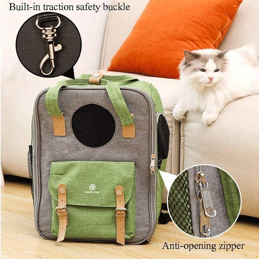 Portable Pet Travel Breathable Backpack Bag Space Capsule Foam Design and Puppy Waterproof Handbag