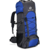 60L Internal Frame Hiking Backpack with Rain Cover, Outdoor Sport Travel Daypack for Climbing Camping Touring