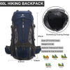 60L Hiking Backpack Men Women Camping Daypack Waterproof Mountaineering Climbing Bag with Rain Cover
