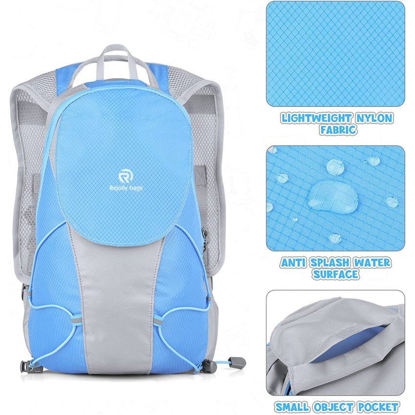 Hydration Pack for Kids Backpack with 1.5L Hydration Bladder Lightweight Insulated Water Pack for Festivals Raves Hiking Biking Hydration Bag