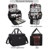 Toiletry Travel Bag, Cosmetics Beauty Hairdresser Bag with Shoulder Strap Insulation Material Cosmetic Bag RJ21684