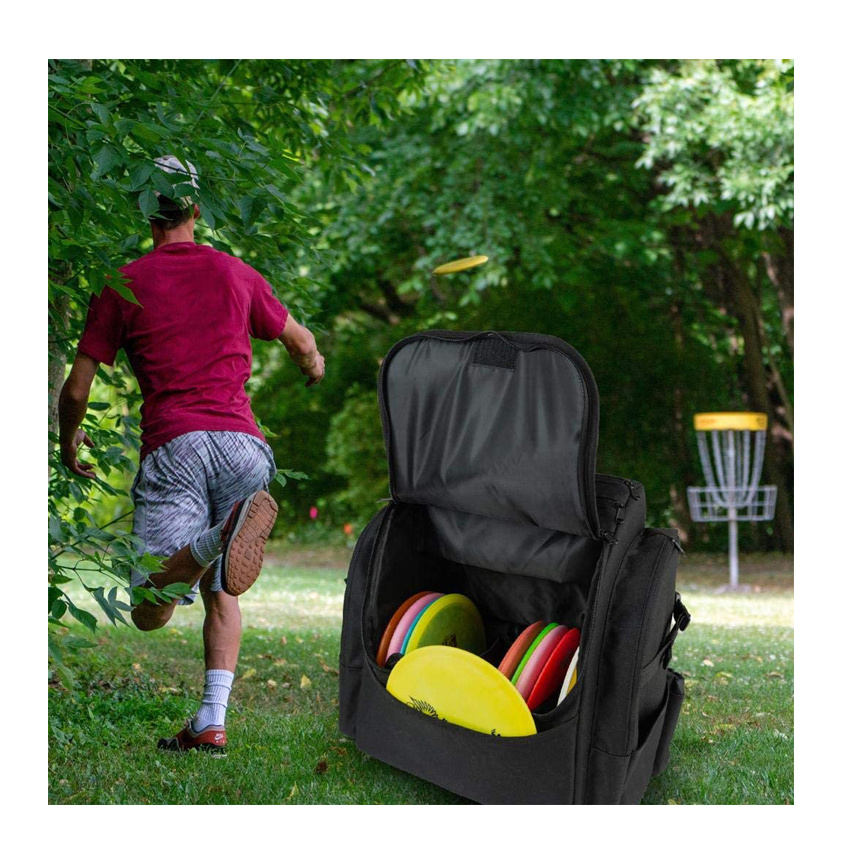 New Design Customized Lightweight Disc Golf Backpack Frisbee Golf Bag Shuttle Bag Wholesale