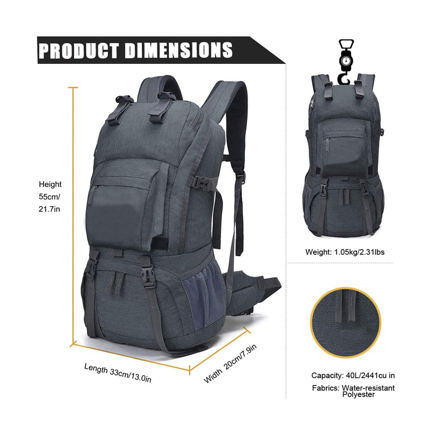 Climbing Bag Outdoor Hiking Backpack Military Backpack Travel Fashion Luggage Bag