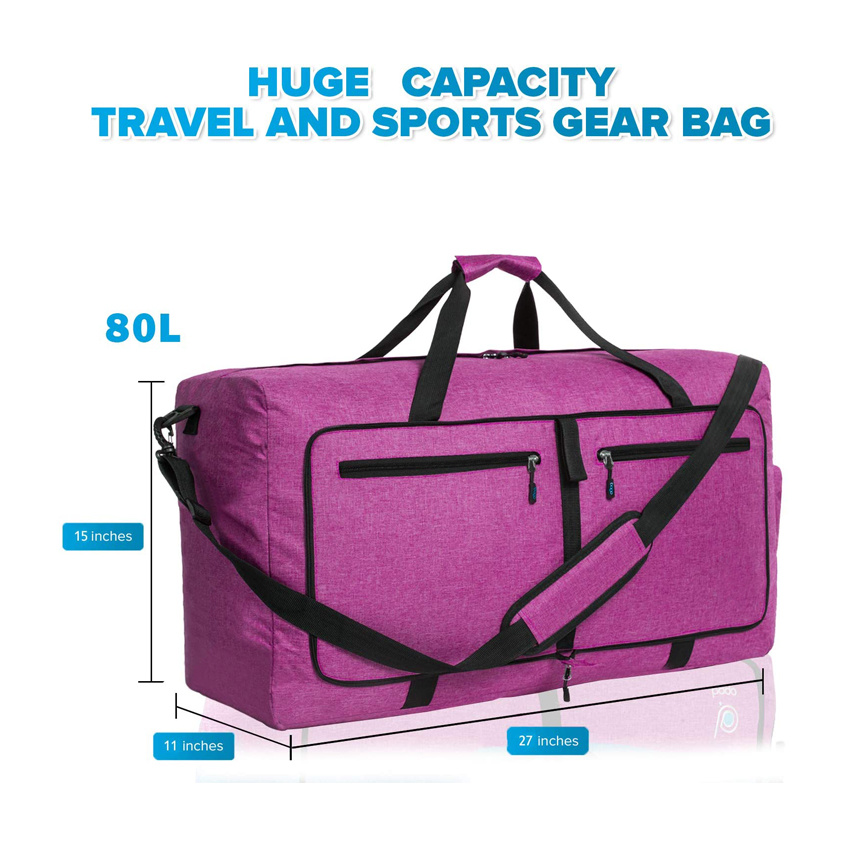 Large Capacity Women Bag Travel Duffle Bag Foldable Bag Outdoor Luggage Bags