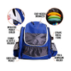 Wholesale Large Capacity Disc Golf Backpack Golf Frisbee Bag High Quality Disc Golf Sports Backpack Bag