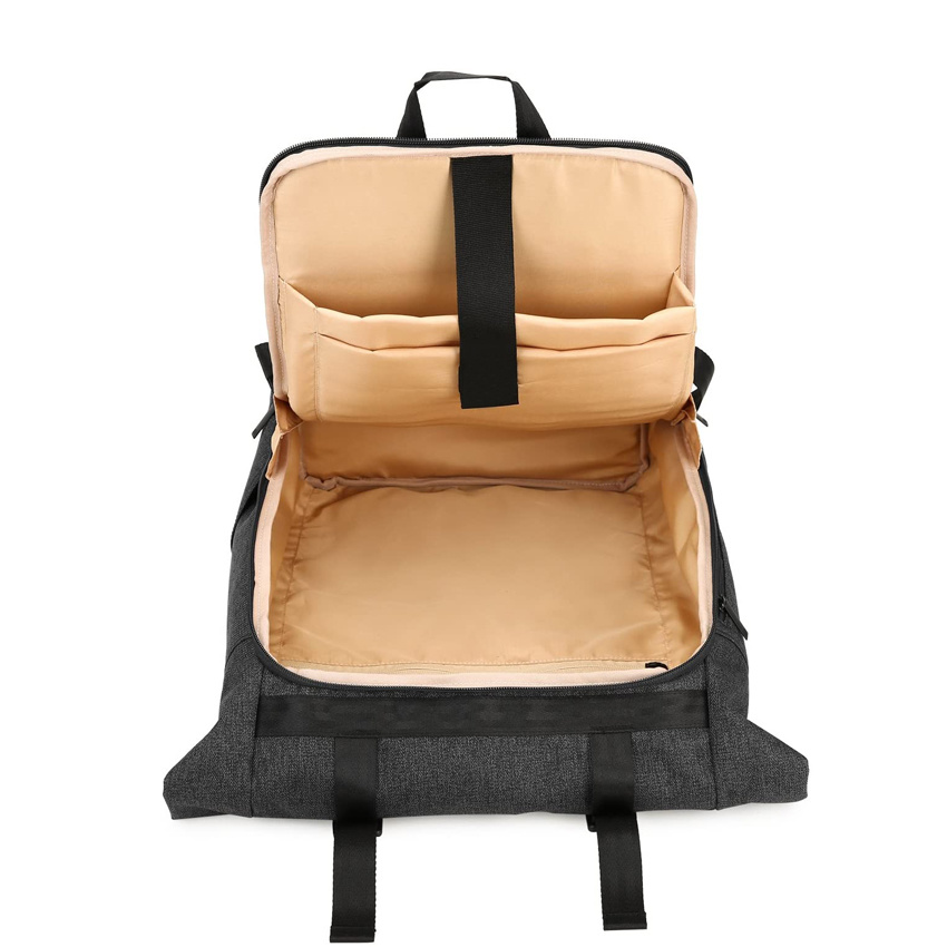 School Backpack, College Student Backpack for Men Women Multipurpose Roll-Top Fashion Rucksack Fits 15.6 Inch Laptops