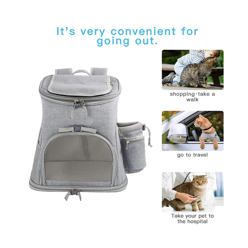 Durable Folding Large Ventilated Small Dog Carrier Bag Pet Cage