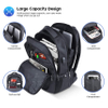 Travel Backpack for Laptop and Notebook with USB Charging Port Water Resistant Bag
