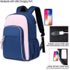 Travel Backpack Casual Daypack Laptop Backpack for Women College Backpack with USB Charging Port