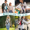 Dog Carrier Backpack, Adjustable Dog Pet Cat Front Carrier Backpack Ventilated Dog Chest Carrier for Hiking Camping Travel Pet Bag RJ20693