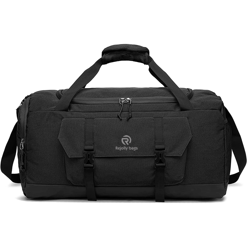 55L Large Gym Bags for Men Casual Weekender Overnight Bag for Women Lightweight Travel Duffel Bags with Shoes Compartment Sports Bag RJ196176
