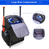 Softball Bat Bag for Youth and Adults with Separate Shoe Space and Multiple Pockets for Essentials Baseball Bags RJ19672