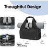 Gym Bag with Shoe Compartment and Wet Pocket with Adjustable Yoga Mat Holder Sports Bag RJ196159