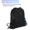 Drawstring Backpack Sports Gym Sackpack with Mesh Pockets Water Resistant String Bag for Women Men Children Ball Bag RJ196122