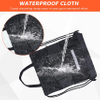 Waterproof Black Draw String Back Sack with Zip Pocket PE Gym Cinch Tote Basketball Soccer String Bags Sackpack Bulk Ball Bag RJ196124