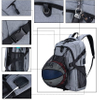 Basketball Backpack with USB Charging Port, Durable Men's Laptop Backpack for Outdoor with Ball Compartment Ball Bag RJ196101