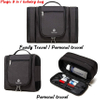 Large Hanging Toiletry Bag, 3 in 1 Travel Makeup Bag with 2 Removable Storage Bags for Women, Men and Baby Waterproof Shaving Cosmetic Bags RJ21699