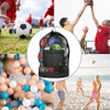 Extra Large Ball Bag, Mesh Soccer Ball Bag, Adjustable Shoulder and Portable Strap Design fit Coach,Adults and Kids Ball Bag RJ19687