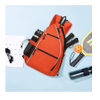 Large Capacity Tennis Bag Casual Rackets Bags Orange Sling Gym Bag